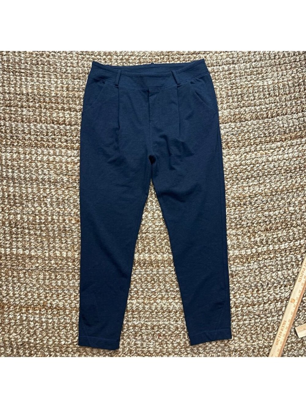 Lululemon Essential High-Rise Trouser True Navy Pants Womens 8 W5CI3S